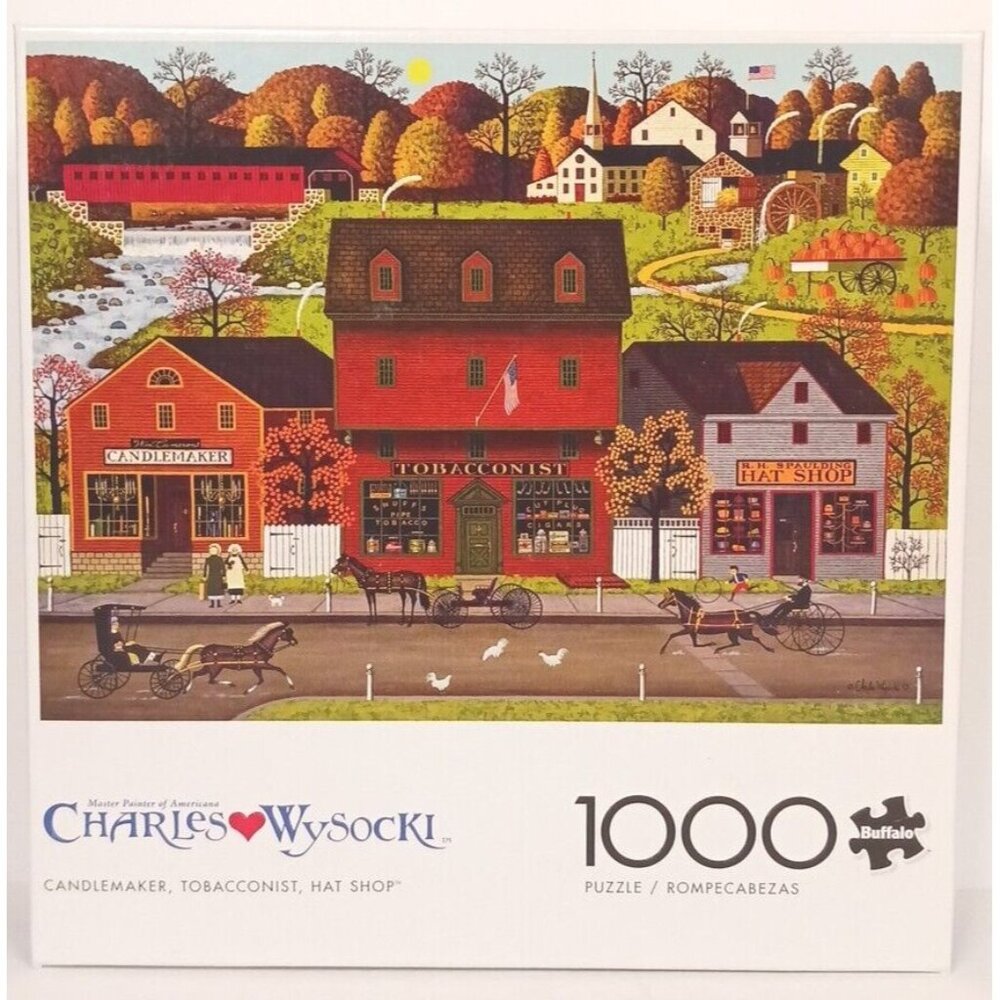 Buffalo Games Charles Wysocki Puzzle 1000 Piece 26.75"x19.75" Factory Sealed